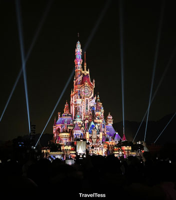 Vuurwerkshow Disneyland Hong Kong