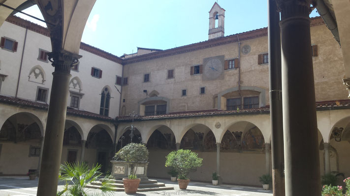 Binnenplaats kerk in Florence