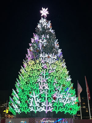 Kerstboom Federation Square Melbourne