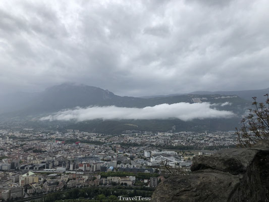 Uitzicht vanaf Bastille Grenoble