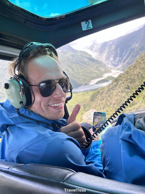 Helikoptervlucht naar Franz Josef Glacier