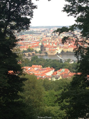 Uitzicht heuvel Praag