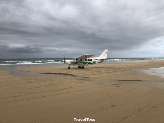 Recreatievlucht over Fraser Island