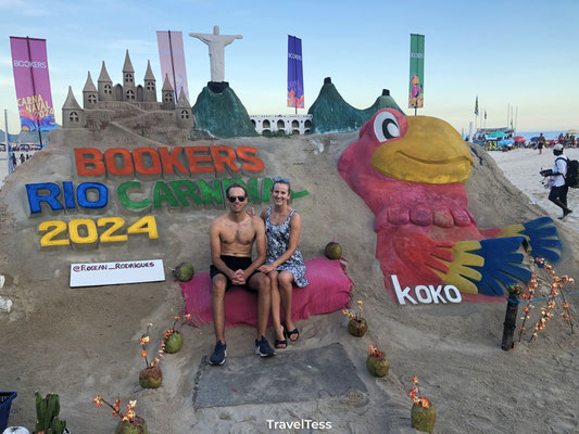 Rio Carnaval promotie op de Copacabana
