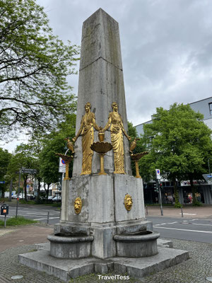 Straatbeeld in Aken