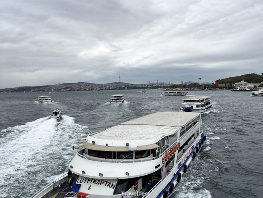 Boten over de Bosporus