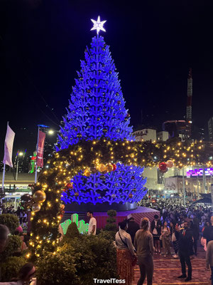 Kerstboom Federation Square Melbourne