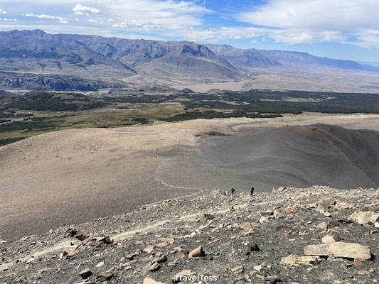 Afdaling Loma del Pliegue