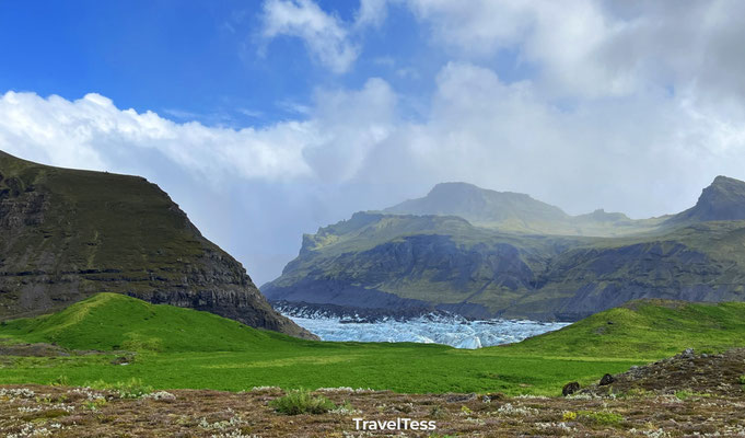 Svínafellsjökull gletsjer