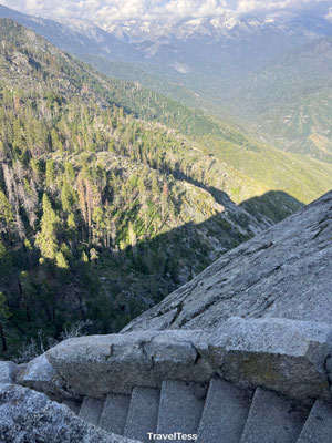 Spannend wandelpad Moro Rock Trail