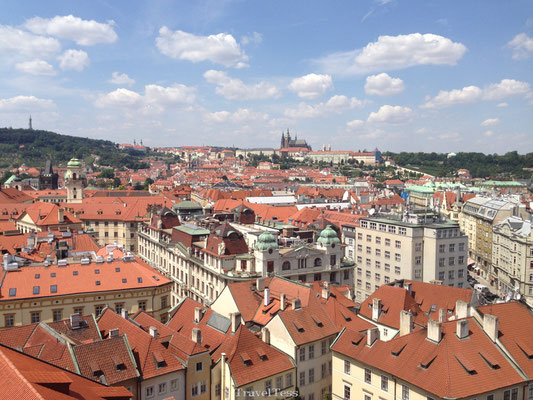 Uitzicht over Praag