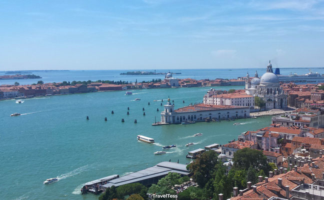 Uitzicht op Venetië