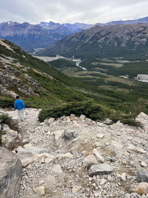 Steile slotklim naar Fitz Roy