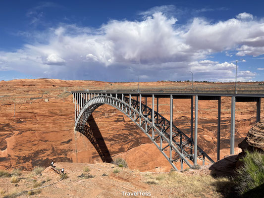 Brug bij Glen Canyon Dam