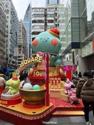 Straatbeeld Hong Kong