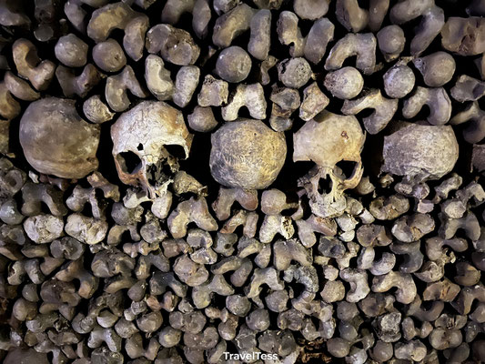 Skeletten Catacomben van Parijs