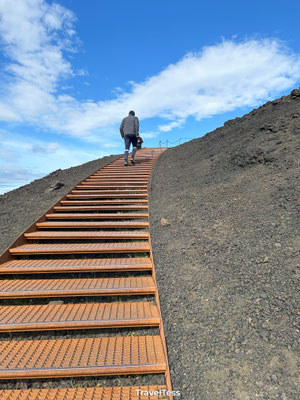 Saxhóll Crater beklimmen