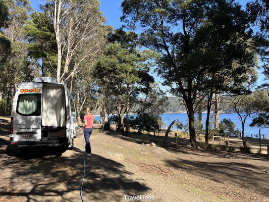 Tasman National Park camping