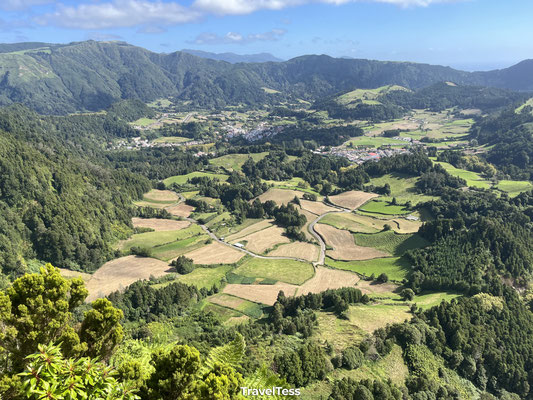 Uitzichtpunt bij Lagoa das Furnas