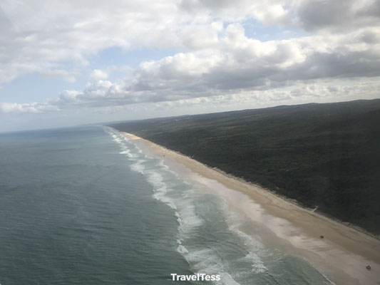 Fraser Island kustlijn