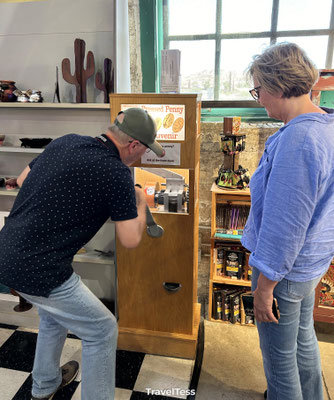 Pressed penny coin maken