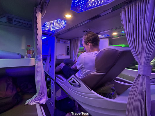 Nachtbus naar Dalat