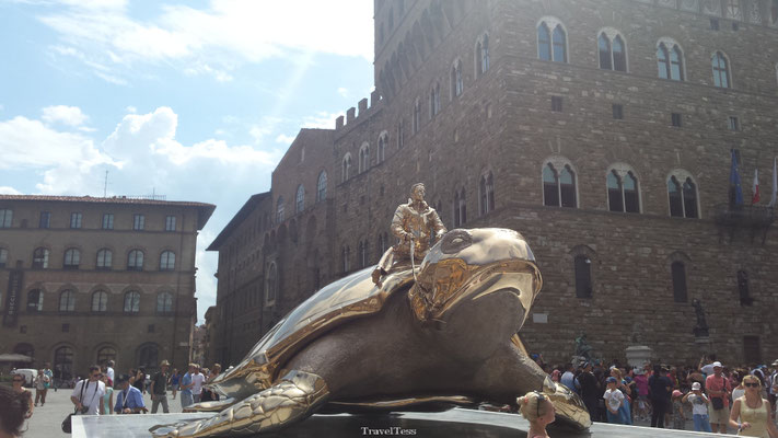 Piazza Della Signoria Gouden Schildpad