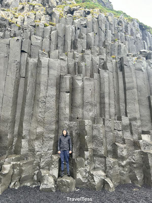 Basaltrotsformaties bij Reynisfjara strand