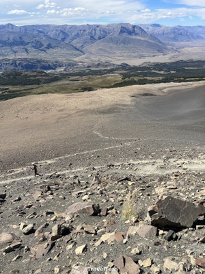 Afdaling Loma del Pliegue