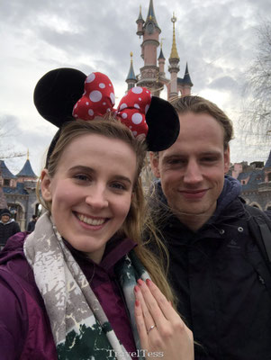 Verloofd in Disneyland Parijs