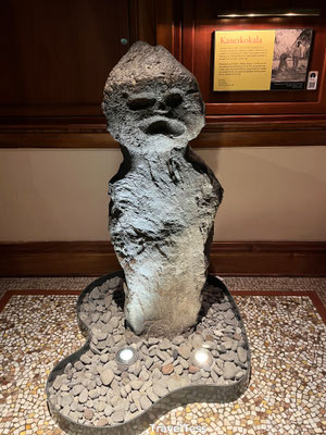 Bijzondere mens rots in Bishop Museum