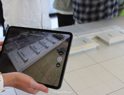 Hologram van Apple Park