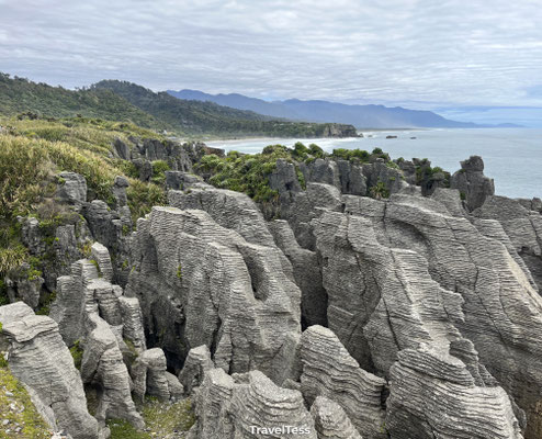 Pancake Rocks in Nieuw-Zeeland