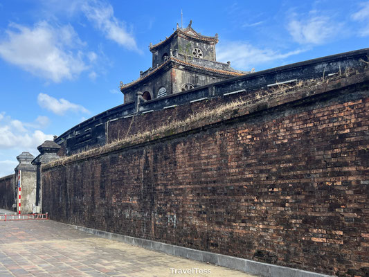 Stadsmuur in Hué