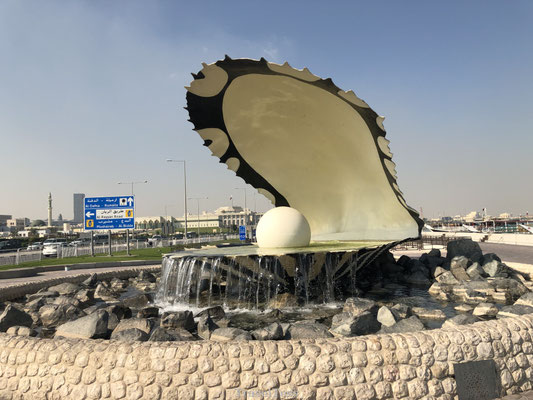 The Pearl Monument in Qatar