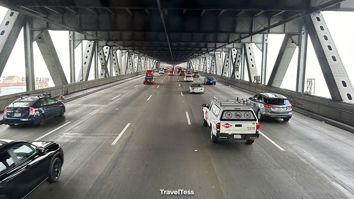 Rijden over Bay Bridge