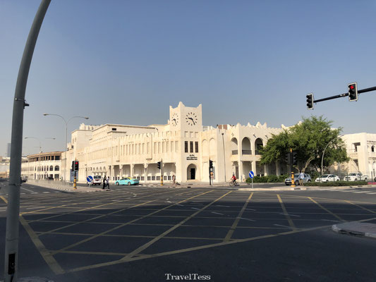 Openbare klok in Qatar