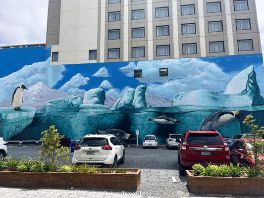 Muurschildering Christchurch