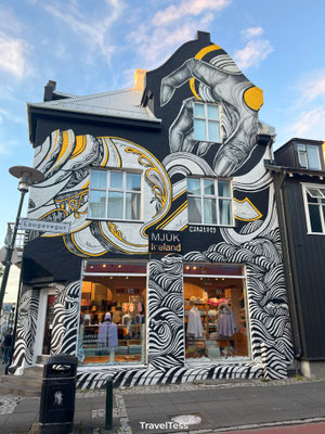 Straatbeeld Reykjavík