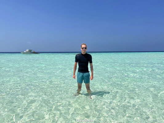 Schilderachtige zee Malediven