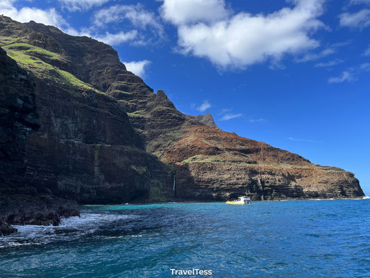 Snorkelen tijdens boottocht Nā Pali kust