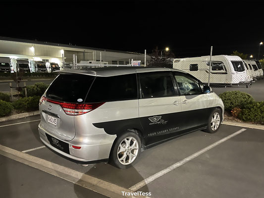 Spaceship slaapauto inleveren