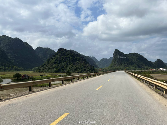 Scooter rijden naar Phong Nha