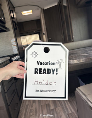 El Monte camper ophalen