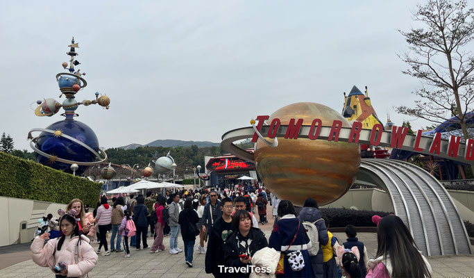 Tomorrowland in Disneyland Hong Kong