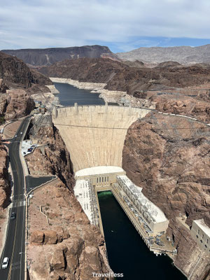 Uitzicht op Hoover Dam