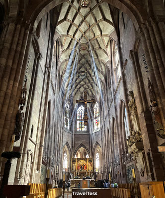 Interieur Kathedraal van Freiburg