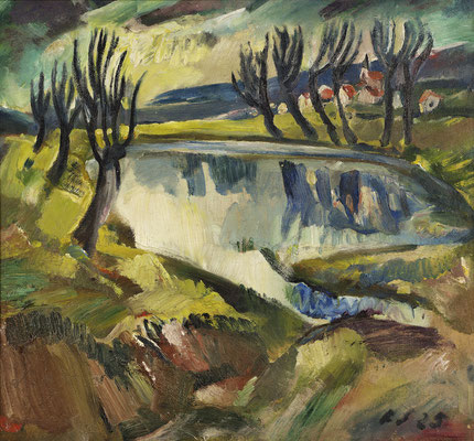 Dorf und See auf der Alb (1925)