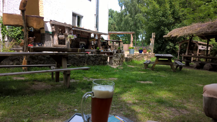 und ein leckeres Bier