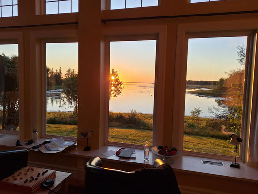 Sonnenuntergang in Little Shemogue Country Inn